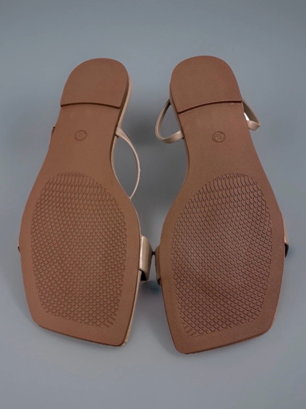 Women’s Cream Double-Strap Flat Sandals - Picture 3 of 6